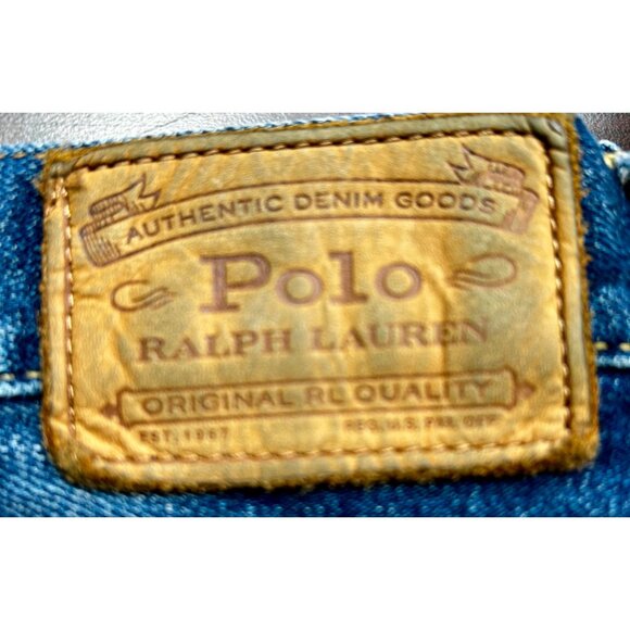 Polo Ralph Lauren Men's Varick Slim Straight Jeans Classic Indigo Wash Sz 36 x 3 - Picture 5 of 11